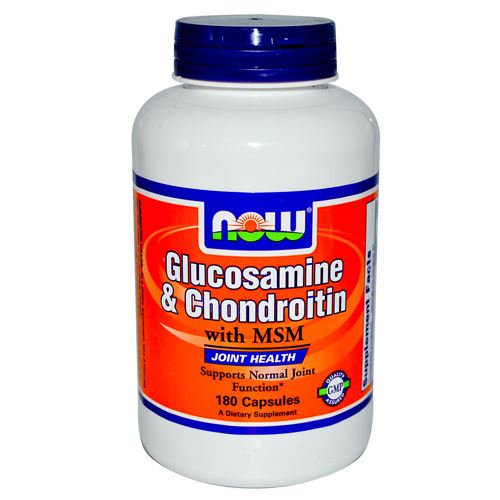 NOW GLUCOSAMINE & CHONDROITINE 120 KAP +msm
