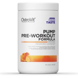 OSTROVIT pump Pre-Workout Formula 500g pomarańcza