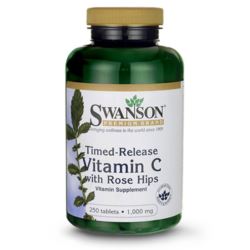 SWANSON T-R VITAMIN C 1000 WITH ROSE HIPS 250 TAB
