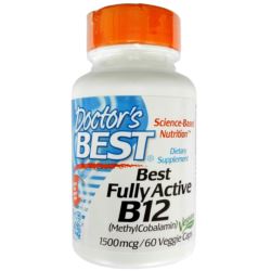 DOCTOR'S BEST BEST FULLY ACTIVE B12 1500 mcg 60 vC