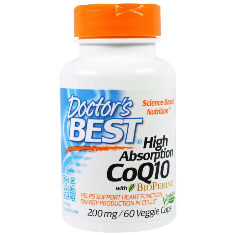 DOCTOR'S BEST HIGH ABSORPTION CoQ10 200MG 60VCAPS