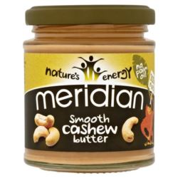 MERIDIAN CASHEW BUTTER SMOOTH 170G