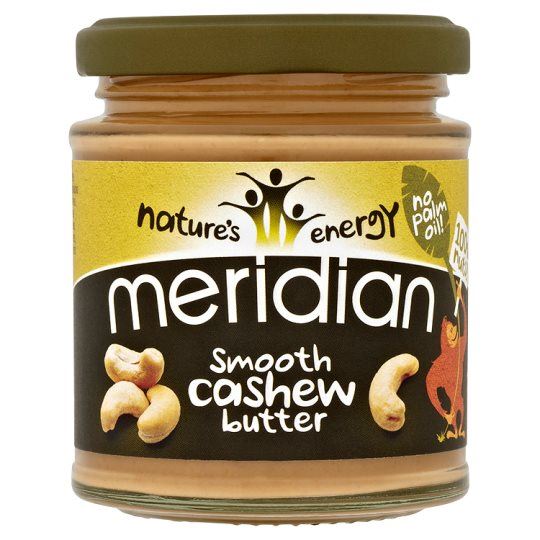 MERIDIAN CASHEW BUTTER SMOOTH 170G