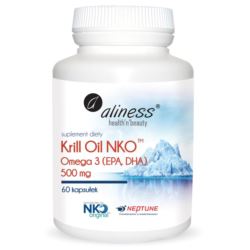 ALINESS KRILL OIL NKO 500 mg OMEGA 3 EPA DHA 60 ka