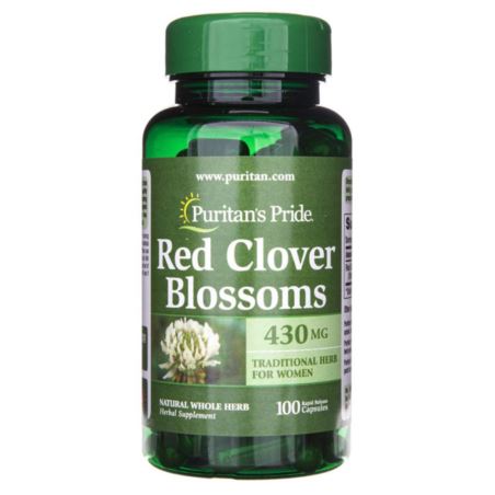 PURITAN'S RED CLOVER BLOSSOM 430 mg 100 kaps
