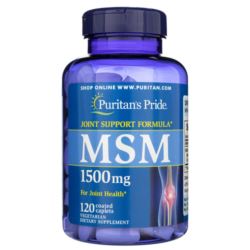 PURITAN'S MSM 1500 mg 120 tabs siarka organiczna